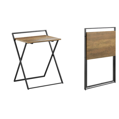 SoBuy FWT88-F Opvouwbaar bureau voor kleine ruimte, computerbureau Studietafel Draagbaar bureau