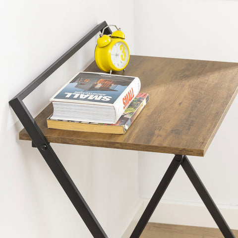 SoBuy FWT88-F Opvouwbaar bureau voor kleine ruimte, computerbureau Studietafel Draagbaar bureau