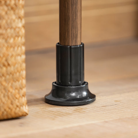 SoBuy KLS04-BR Télescopique Garde-Robe Système de Penderie Télescopique met 5 Barres Portant de Vêtement