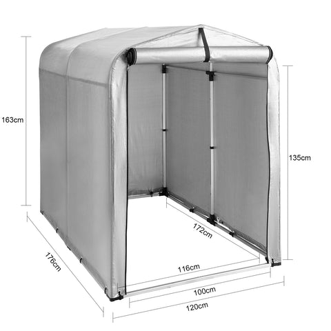 SoBuy KLS11 Bike Shelter Bike Shelter Garage voor Fietstent Garage Multifunctionele Fietstenten