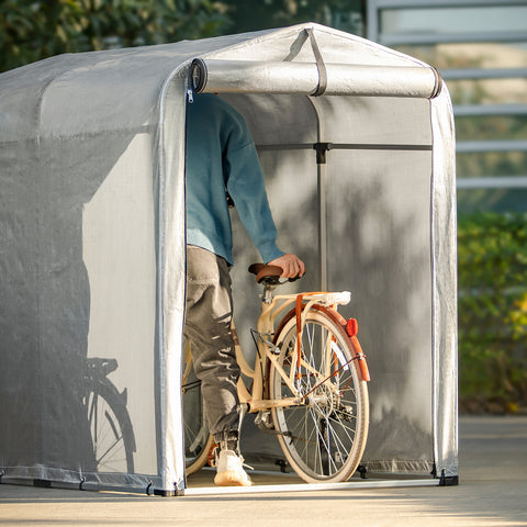 SoBuy KLS11 Bike Shelter Bike Shelter Garage voor Fietstent Garage Multifunctionele Fietstenten