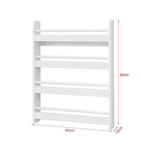 SoBuy KMB08-K-W Boekenplank voor Kinderen Kinderplank Wandboekenkast Wandplank