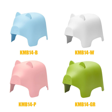 SoBuy KMB14-B Kinderstoel Varken Ontwerp Kunststof Blauw