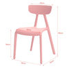 SoBuy KMB15-P x2 Kinderstoel - Set van 2 kinderstoelen - Kunststof - 34cm - Roze