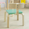 SoBuy KMB29-HB Kinderstoel met Rugleuning Kinderkamerstoel Kindermeubilair Kinderkrukje