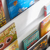 SoBuy KMB32-W kinderboekenplank met 4 opbergvakken Wit