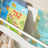 SoBuy KMB57-W Kinderboekenkast, Kinderboekenplank, Speelgoedplank, Boekenplank voor Kinderen, Opbergkast voor Boeken en Speelgoed, Opbergplank