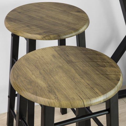 SoBuy OGT24-N 5-delige Eettafel Keukentafel met 4 Stoelen Klaptafel Eetkamer Zitgroep Keuken