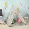 SoBuy OSS02-HG Speeltent Tipi Tent voor Kinderen Kindertent met 2 Deuren